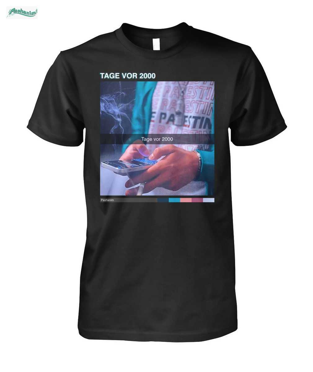 Pashanim TAGE VOR 2000 T-Shirt | Offizielles Album Cover Merch 1 Pashanim TAGE VOR 2000 T-Shirt | Offizielles Album Cover Merch