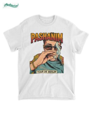 Pashanim "Tour de Berlin" Hip Hop Comic Design T-Shirt – Exklusives Merch